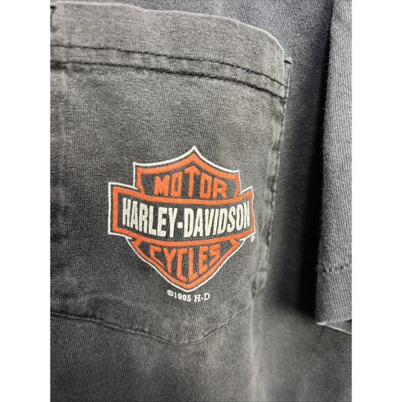 Vintage 1997 Single Stitch Harley Davidson T Shirt Size Large USA Made - Picture 5 of 10